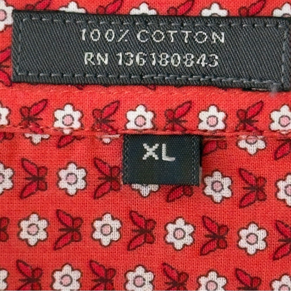 Authentic Vintage Salvatore Ferragamo 
Floral Print Cotton Button Front Shirt - Picture 6 of 11